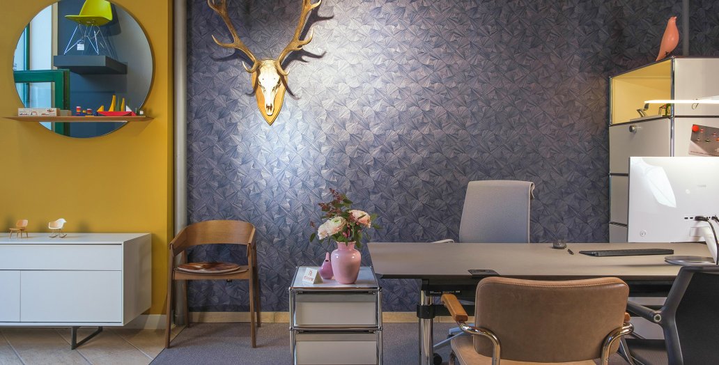 Meubles de bureau à domicile USM Haller chez smow Chemnitz