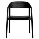 Chaise AC2 Dining Chair, Chêne laqué noir mat