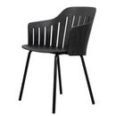 Fauteuil Choice, Noir, Noir / 4 pieds