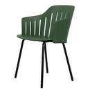 Fauteuil Choice, Vert foncé, Noir / 4 pieds