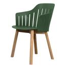 Fauteuil Choice, Vert foncé, Teck / 4 pieds