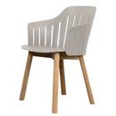 Fauteuil Choice, Taupe, Teck / 4 pieds