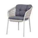 Chaise Ocean, Open soft Rope – Sand, Natté - Gris