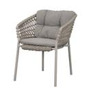 Chaise Ocean, Open soft Rope – Taupe, Rise - Marron clair