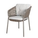 Chaise Ocean, Open soft Rope – Taupe, Tissé - Marron clair