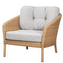 Chaise lounge large Ocean, Large flat Weave - Natural, Tissé - Marron clair