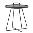 Table d'appoint On-the-move, Grand - H 60 cm x Ø 52 cm, Noir