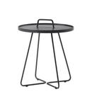 Table d'appoint On-the-move, Petit - H 54 cm x Ø 44 cm, Noir