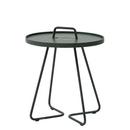 Table d'appoint On-the-move, Petit - H 54 cm x Ø 44 cm, Vert foncé