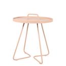 Table d'appoint On-the-move, Petit - H 54 cm x Ø 44 cm, Rose clair