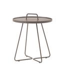 Table d'appoint On-the-move, Petit - H 54 cm x Ø 44 cm, Taupe