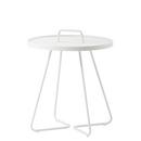 Table d'appoint On-the-move, Petit - H 54 cm x Ø 44 cm, Blanc