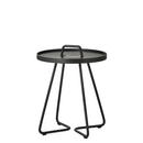 Table d'appoint On-the-move, Mini - H 47 cm x Ø 37 cm, Noir