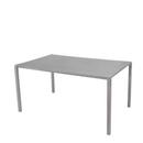 Table Pure, 150 cm x 90 cm, Gris béton, Gris clair