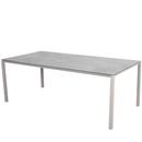 Table Pure, 200 cm x 100 cm, Gris fossile, Sable