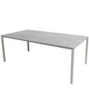 Table Pure, 200 cm x 100 cm, Gris fossile, Taupe