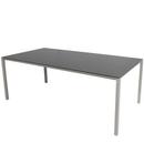 Table Pure, 200 cm x 100 cm, Nero noir, Taupe