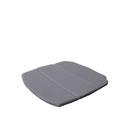 Coussin pour chaise Breeze, Coussin d'assise, Natté, Gris