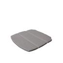 Coussin pour chaise Breeze, Coussin d'assise, Natté, Taupe