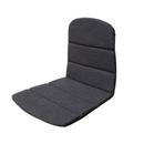 Coussin pour chaise Breeze, Coussin dossier/assise, Natté, Noir