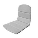 Coussin pour chaise Breeze, Coussin dossier/assise, Natté, Gris clair