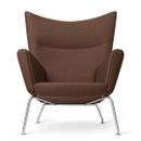 CH445 Wing Chair, Passion - terre, Sans repose-pied