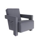 Fauteuil Utrecht, Lincoln, Pierre, Couture au point de croix noir