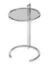 Adjustable Table E 1027, Verre Parsol gris
