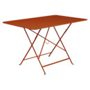 Table pliante Bistro , H 74 x L 117 x P 77 cm, Orange confite