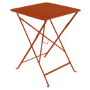 Table pliante Bistro , H 74 x L 57 x P 57 cm, Orange confite