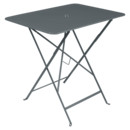 Table pliante Bistro , H 74 x L 77 x P 57 cm, Gris orage