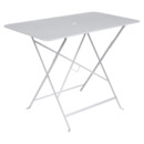 Table pliante Bistro , H 74 x L 97 x P 57 cm, Blanc coton