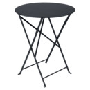 Table pliante Bistro ronde, H 74 x Ø 60 cm, Carbone