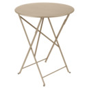 Table pliante Bistro ronde, H 74 x Ø 60 cm, Muscade