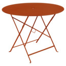 Table pliante Bistro ronde, H 74 x Ø 96 cm, Orange confite