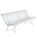 Banc Louisiane, 200 cm, Blanc coton