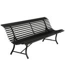 Banc Louisiane, 200 cm, Réglisse