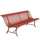 Banc Louisiane, 200 cm, Ocre rouge