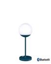 Lampe de Table Mooon!, H 41 cm, Bleu acapulco