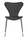 Série 7 chaise 3107/3207 Edition Anniversaire, Tissu Vanir granite brun, Sans accotoirs