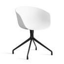 Chaise About A Chair AAC 20, White 2.0, Aluminium thermolaqué noir 