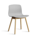 Chaise About A Chair AAC 12, Concrete grey 2.0, Chêne laqué