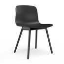 Chaise About A Chair AAC 12, Soft black, Chêne teinté noir