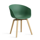 About A Chair AAC 22, Teal green 2.0, Chêne laqué