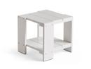 Table d'appoint Crate , Pin laqué blanc