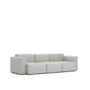 Mags Soft Sofa Combinaison 1, 3 places, Hallingdal - blanc/gris