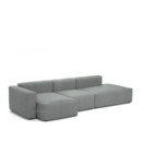 Mags Soft Sofa Combinaison 4, Accotoir à gauche, Hallingdal - noir/blanc