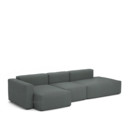 Mags Soft Sofa Combinaison 4, Accotoir à gauche, Steelcut Trio - gris foncé