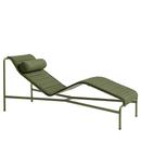 Chaise Longue Palissade , Olive, Avec coussin, Avec coussin pour la nuque