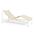 Chaise Longue Palissade Cord, Blanc crème